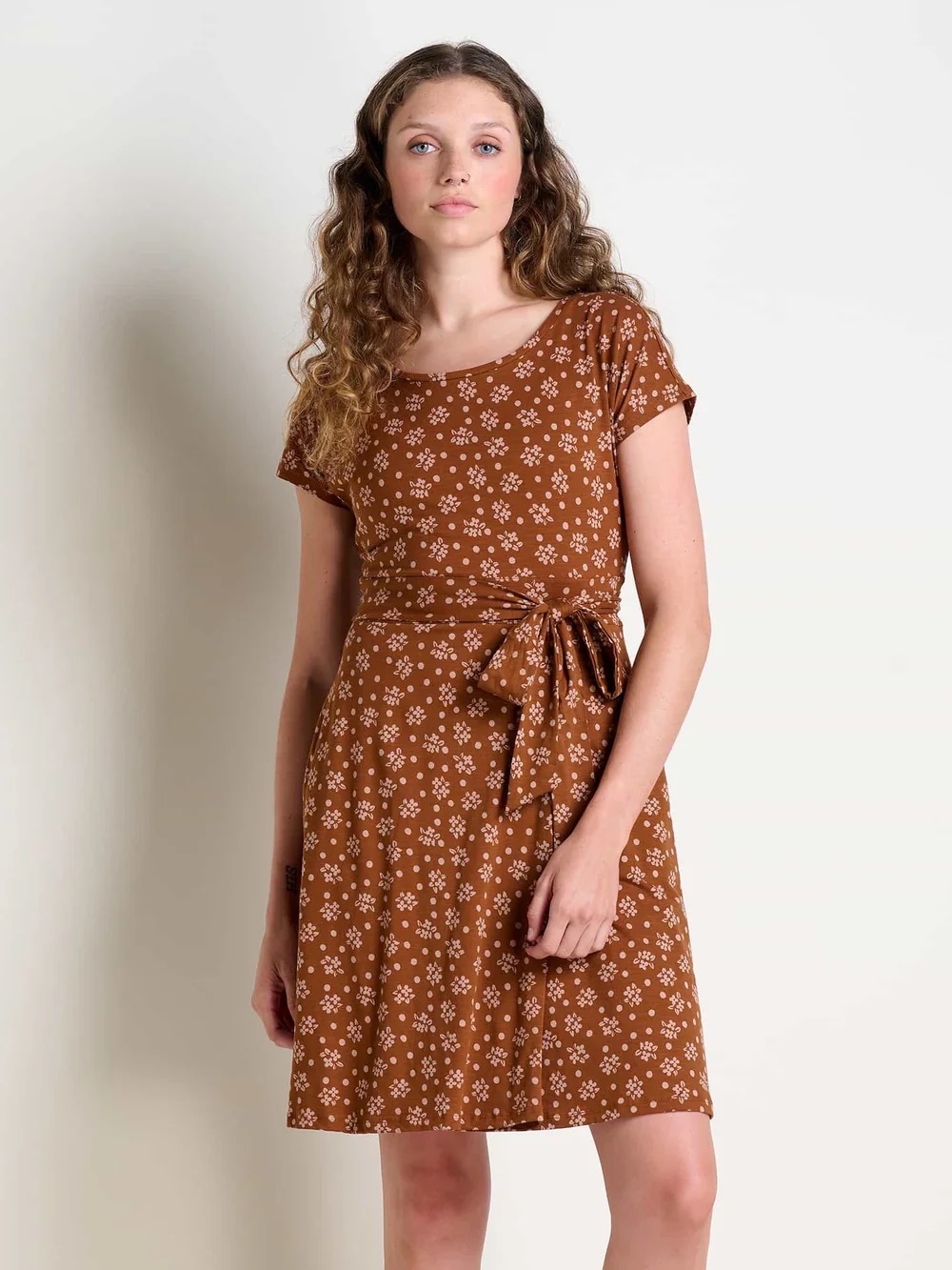 TOAD & CO Cue Wrap Short Sleeve Dress